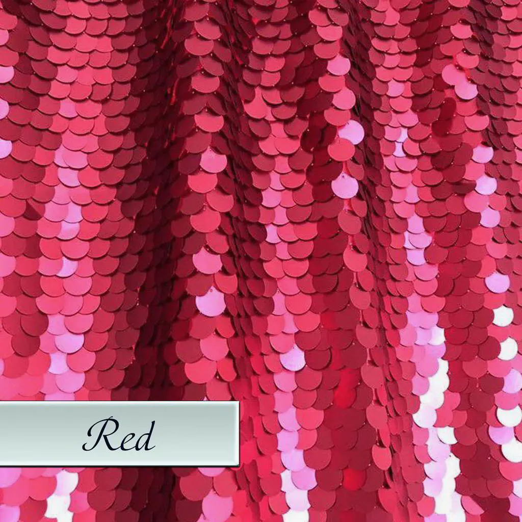 'Real' Matte Red Sequence Backdrop