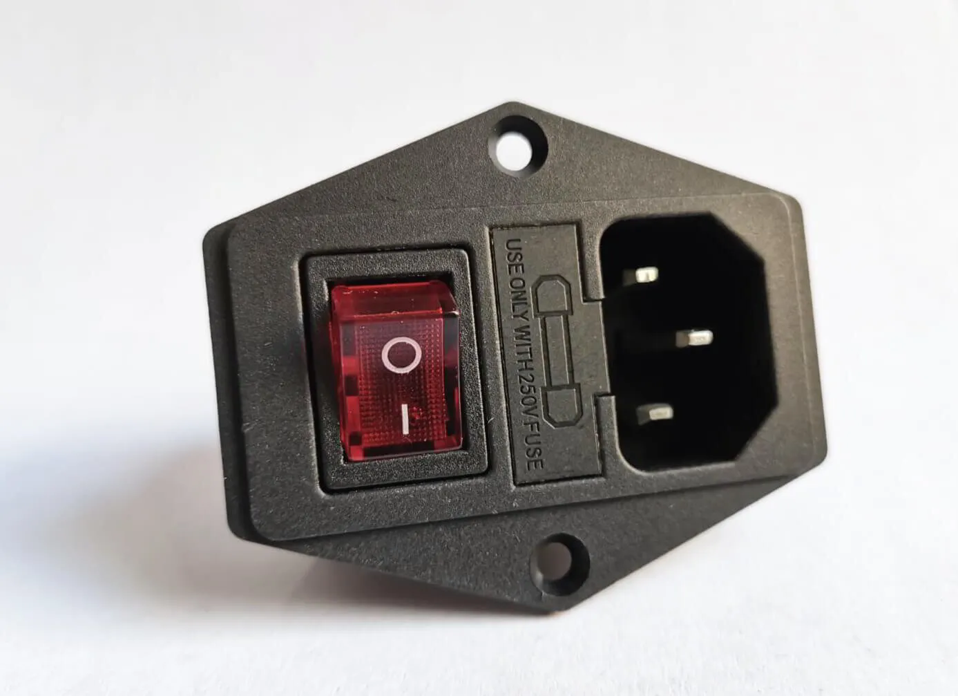 220V 10A IEC C14 Plug and switch