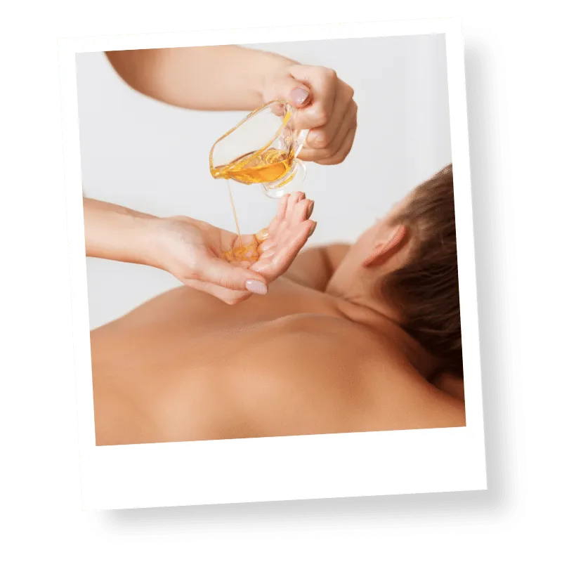 masaje con aceites
