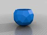 3D Poliedro - Maceteros o Contenedores de Poliedro