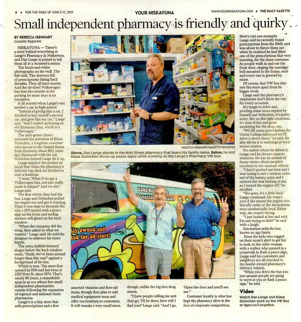 Small independent pharmacy iss friendly and quirky news article