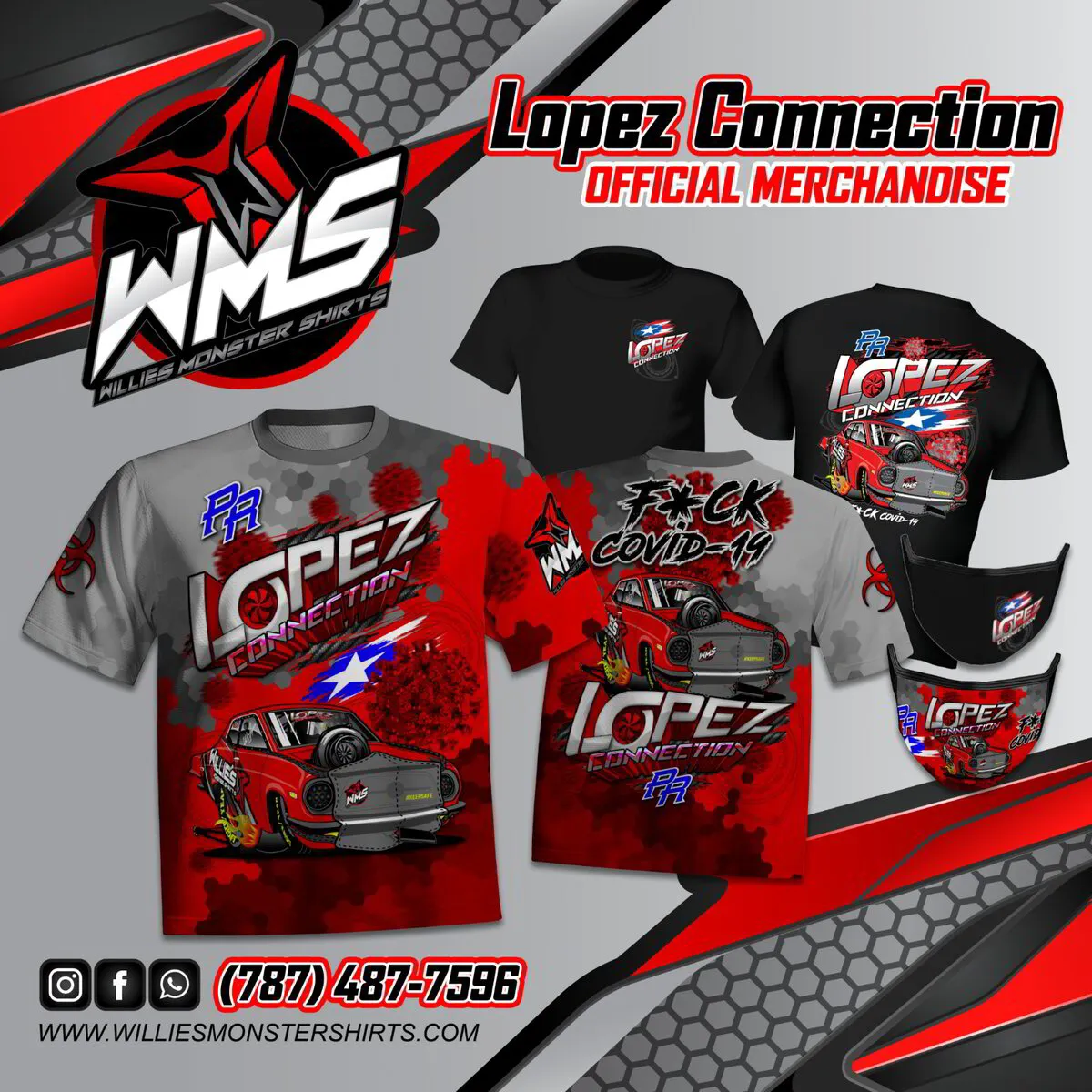 López Connection- Official Black T Shirt