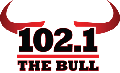 102.1 The Bull Radio Station Logo 