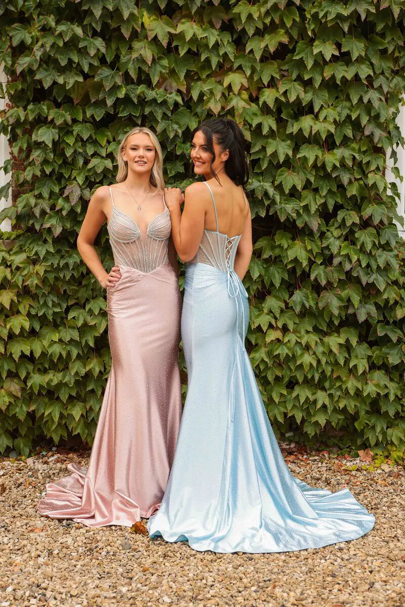 open lace back dress Sherri Hill 57430 main image 1