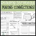 Reading Comprehension, Making Connections Graphic Organizer Worksheets