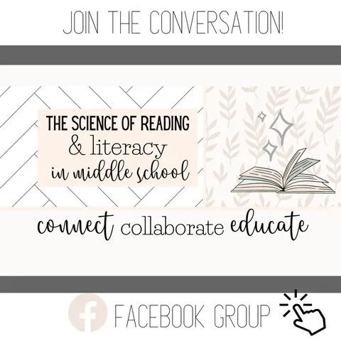 Science of reading resources and ideas for older students