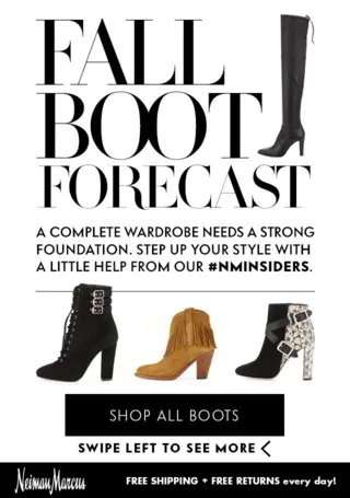Nieman Marcus: Fall Boot Forecast