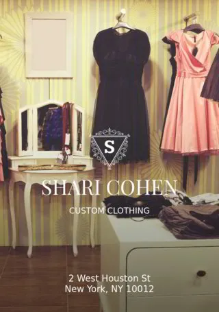 Shari Cohen: Custom Clothing