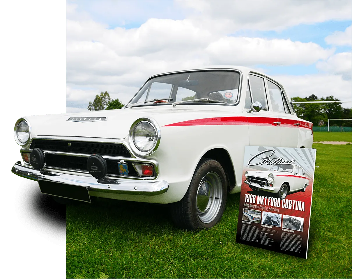 Car Show Board - Classic Cortina