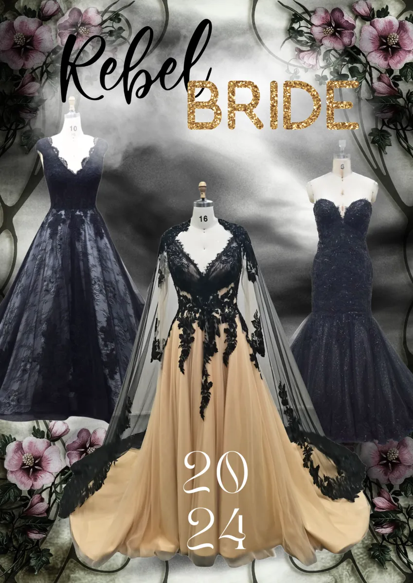 Brautkleid Konzept für Gothic Brautkleider