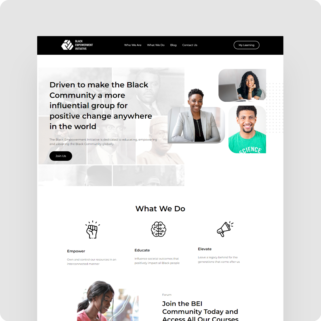 Black Empowered | An All in One E-learning Platform Solution