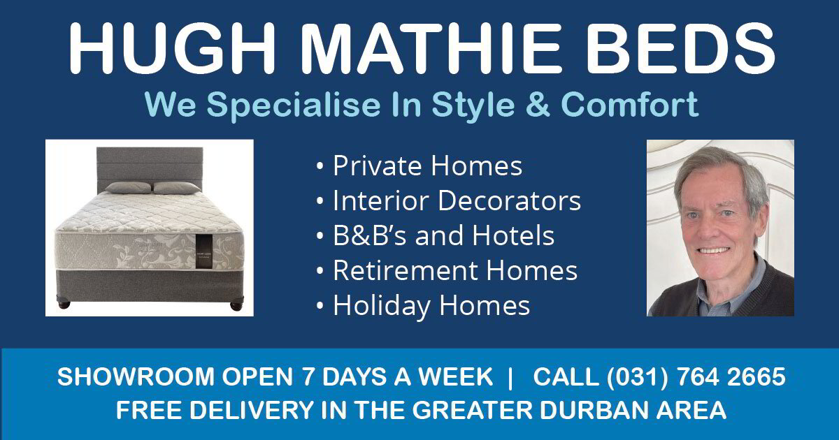 We Supply Luxury Beds in KZN Hugh Mathie Beds