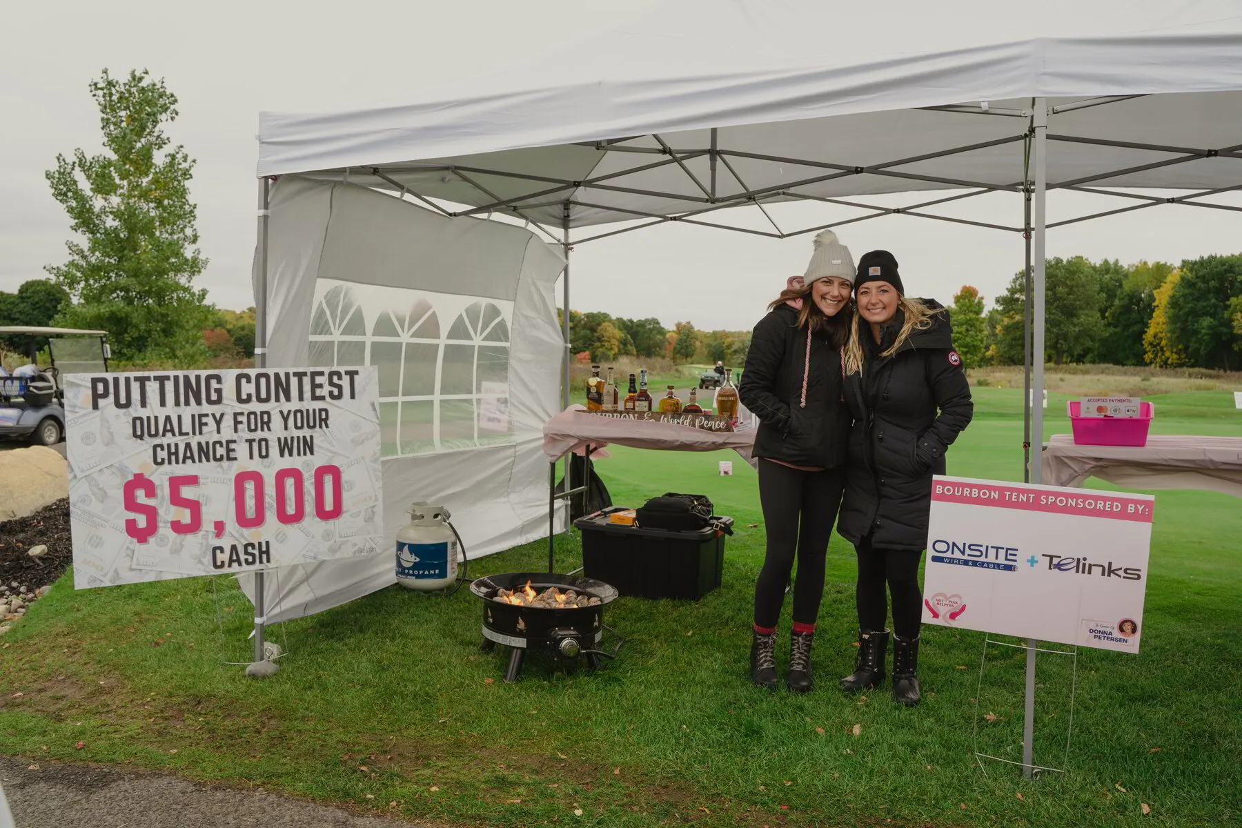 Volunteer With Hot Pink Helpers