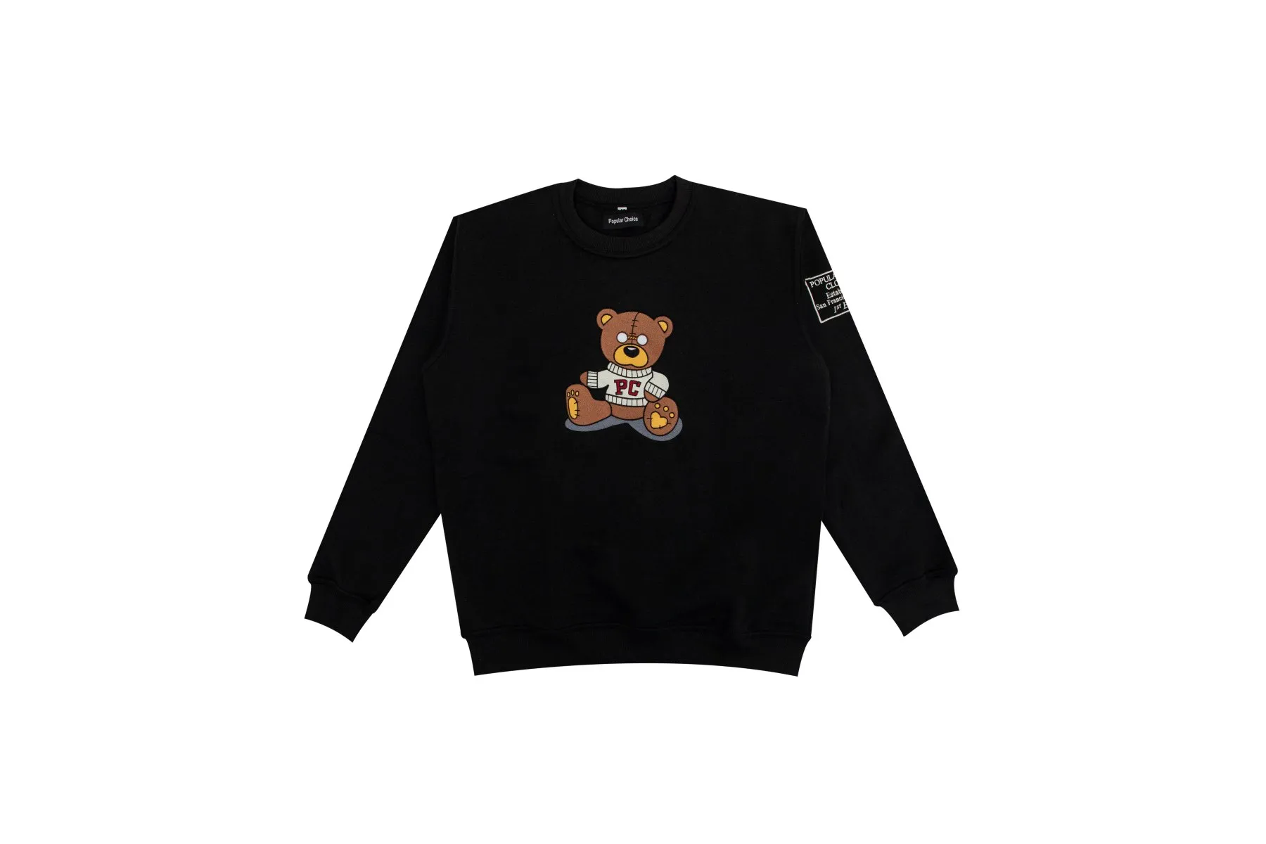 Big Bear Black Crewneck