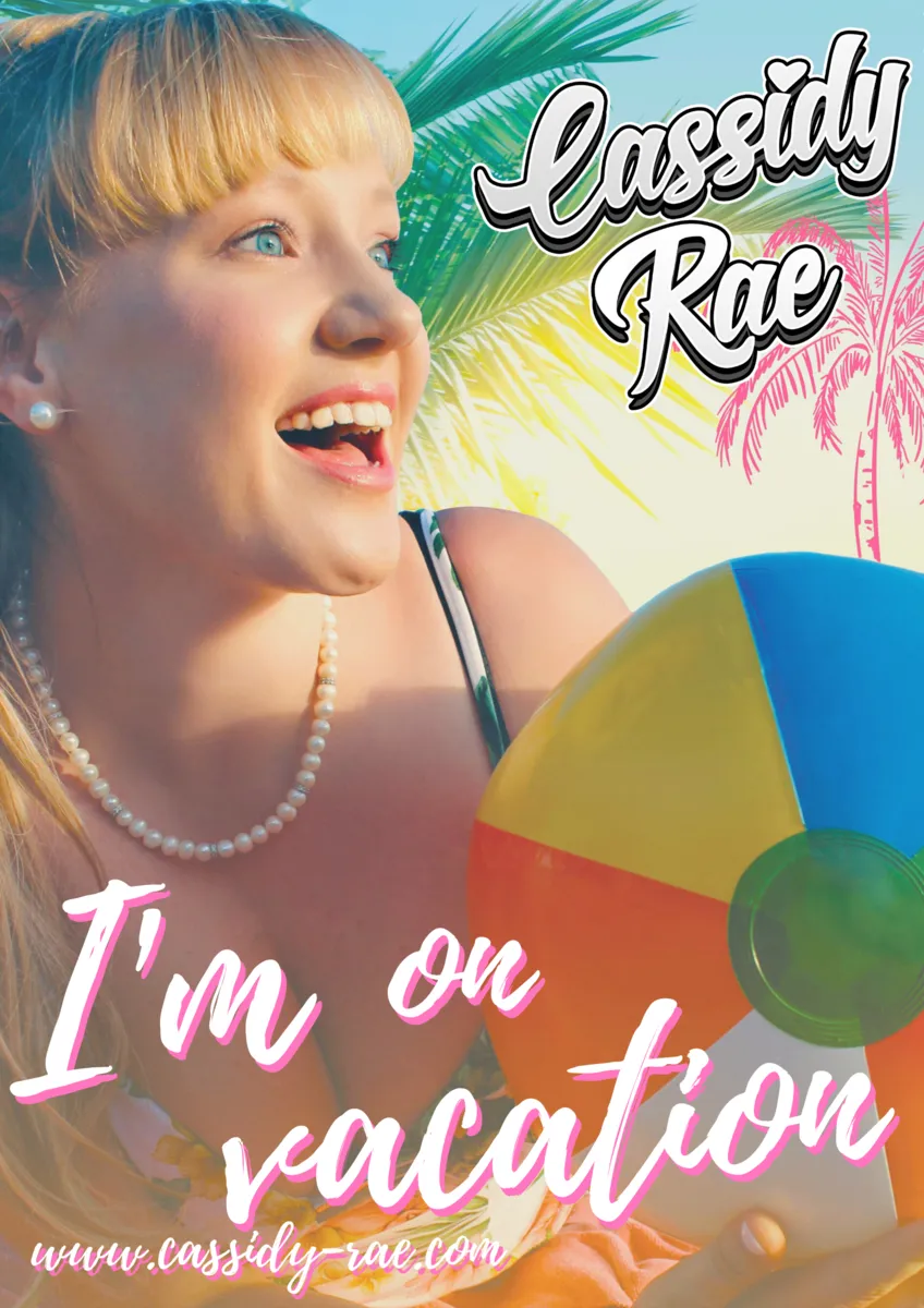 I'm On Vacation Poster