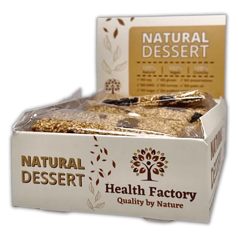 1 кутия натурални карамелени барчета HealthFactory