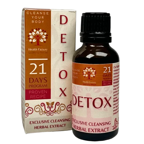 Тинктура за прочистване Detox от HealthFactory