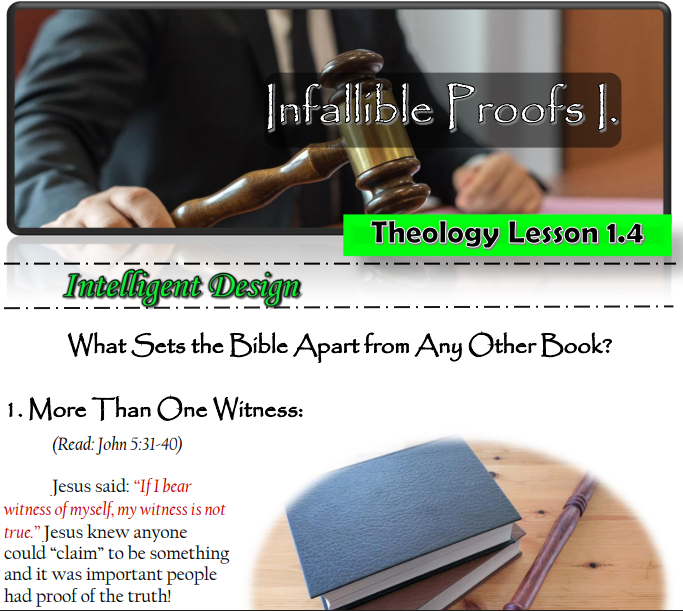 The Bible: 4 God's Word, Infallible Proofs 1 of 2