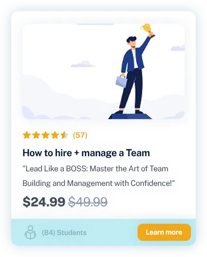 How to hire + manage a Team