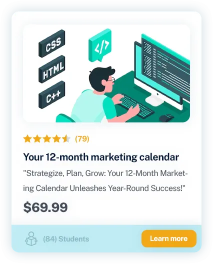 Your 12-month Marketing Calendar