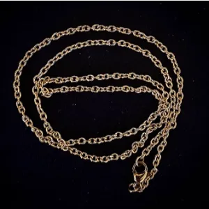 Electroplated gold deals chain