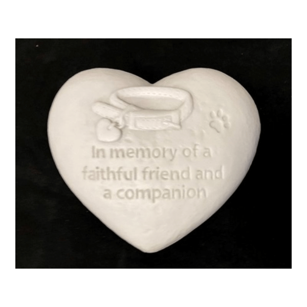 Keepsake Pet Stone ("Ashes cast in Stone")