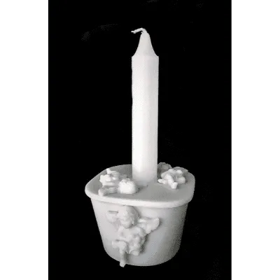 L13 : Candle Holder with Cherubs