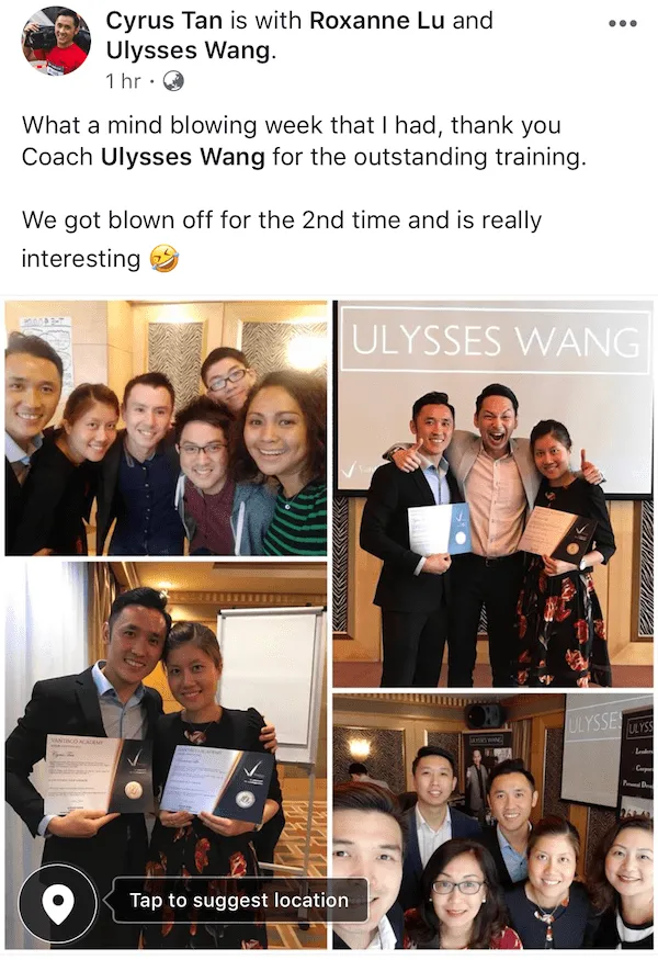 Ulysses Wang NLP Certification Review