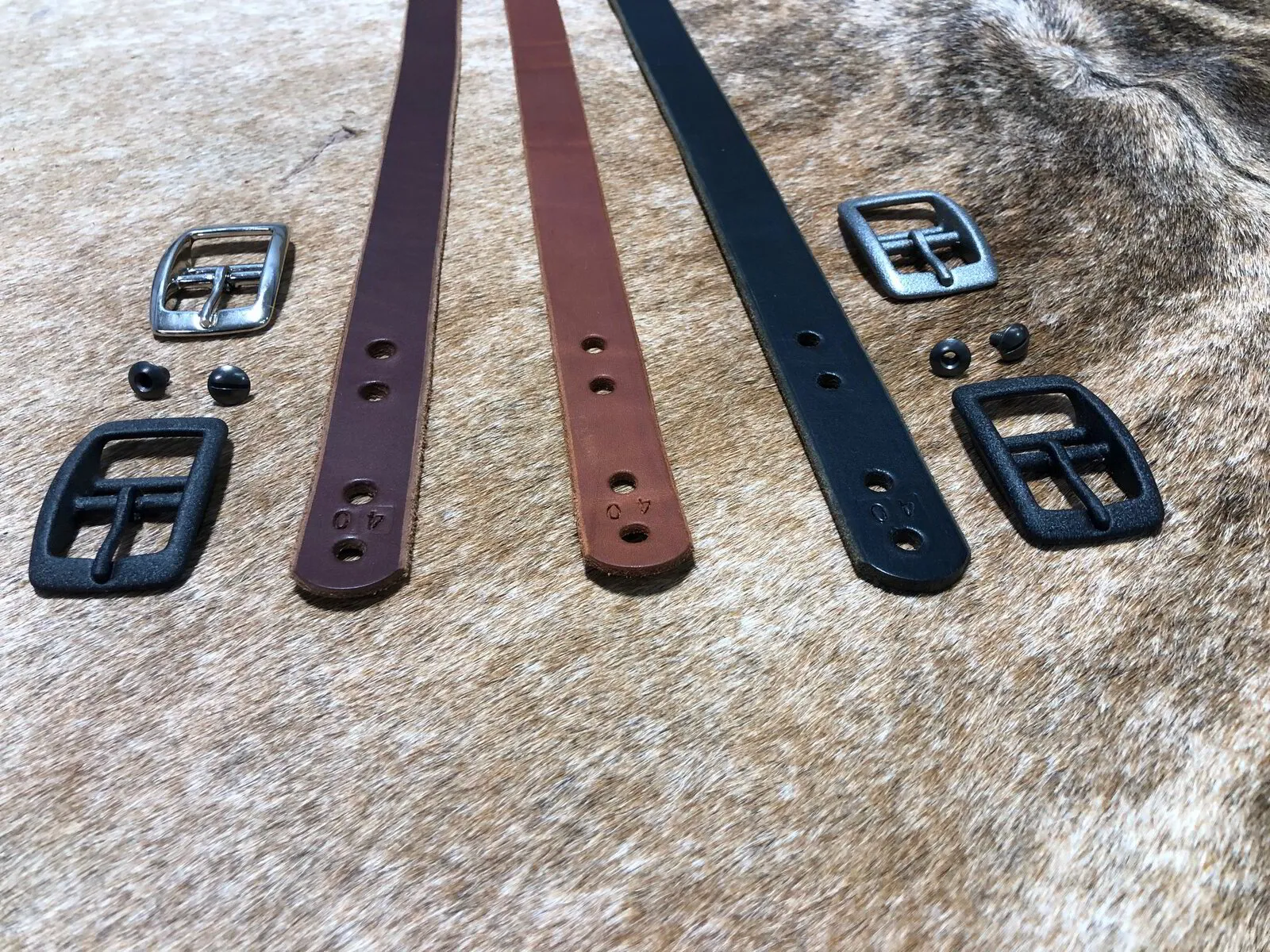 1"  Leather Belt Casual: Strap Only