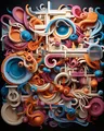 10 Midjourney prompts Art Technique 3D Graffiti