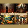 20 Midjourney tumbler prompts Best Halloween Collection