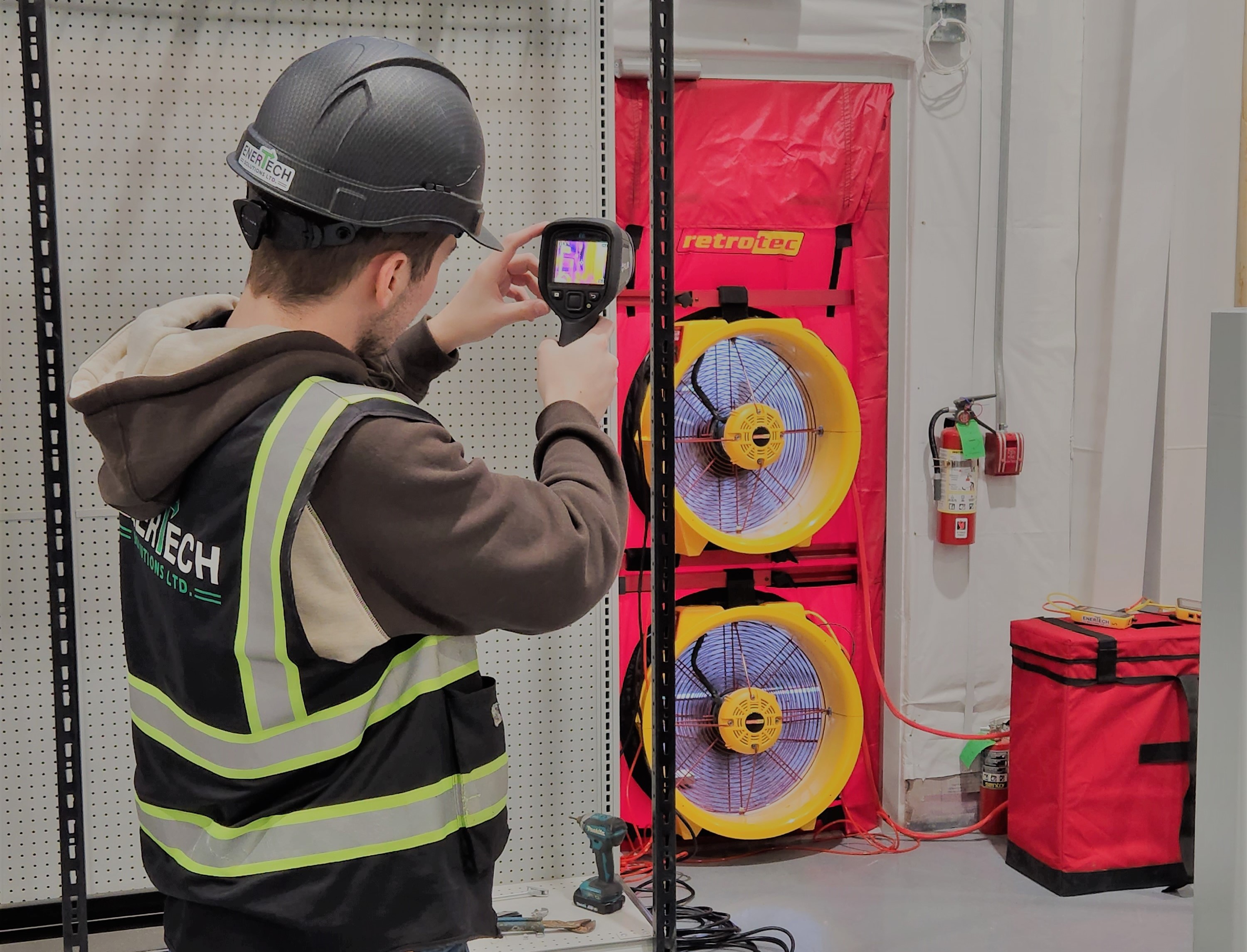 EnerTech Solutions Blower Door Testing in Victoria BC