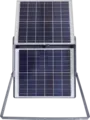 Reflector Doble con Panel Solar Recargable 