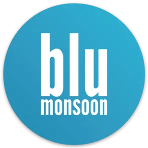 Blu Monsoon Stickers (3-Pack)