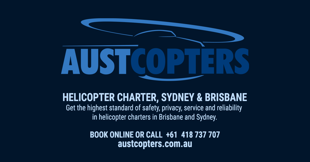Helicopter Charter Sydney & Brisbane Ask online or call 0418 737 707