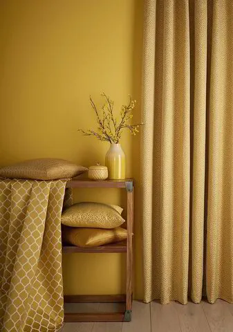 made to measure curtains gold