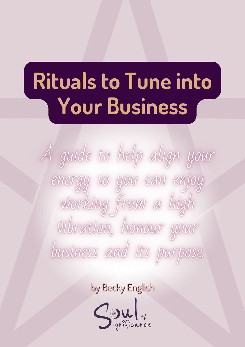 FREE Guide - Rituals to Tune into Your Business