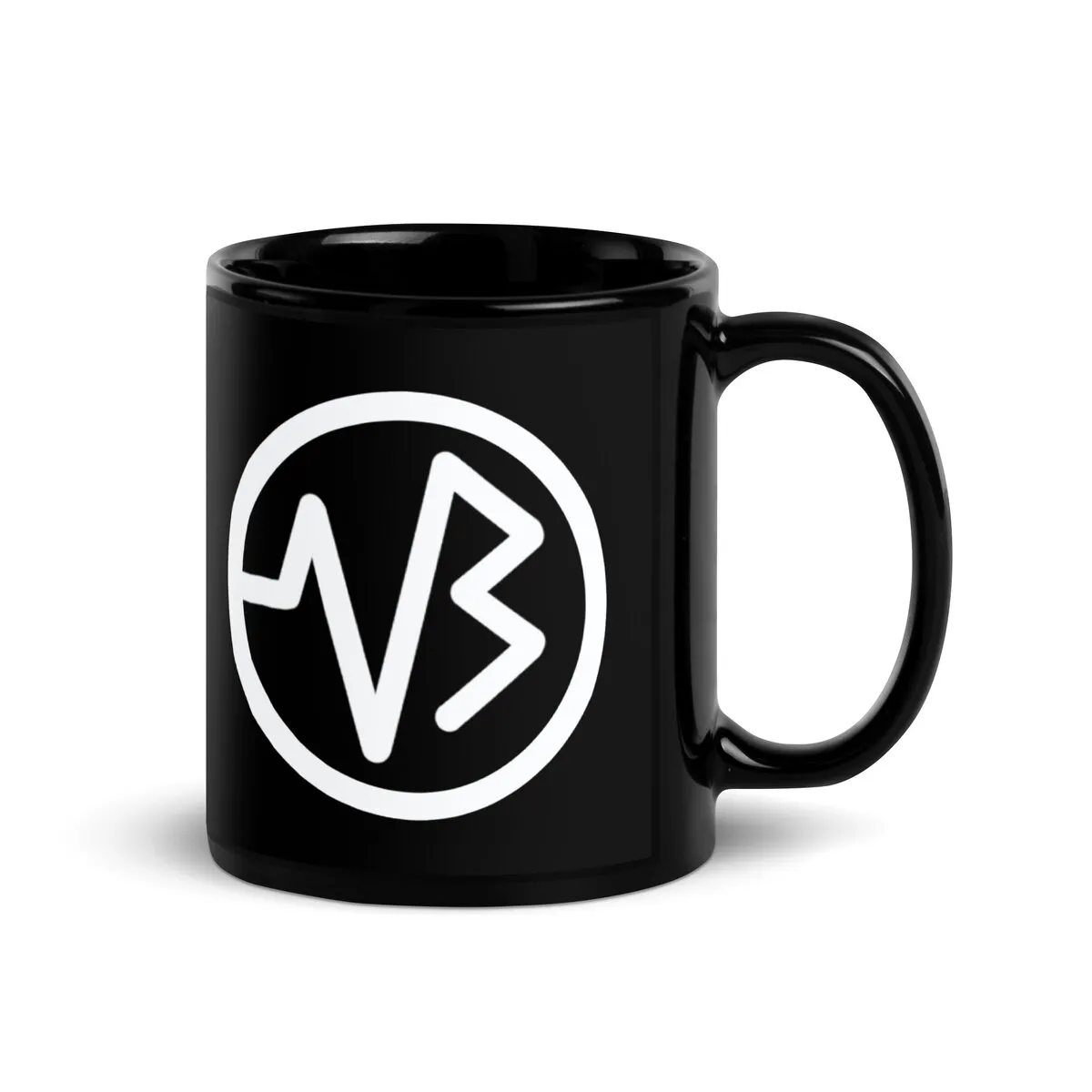 VB Monogram Mug - Black