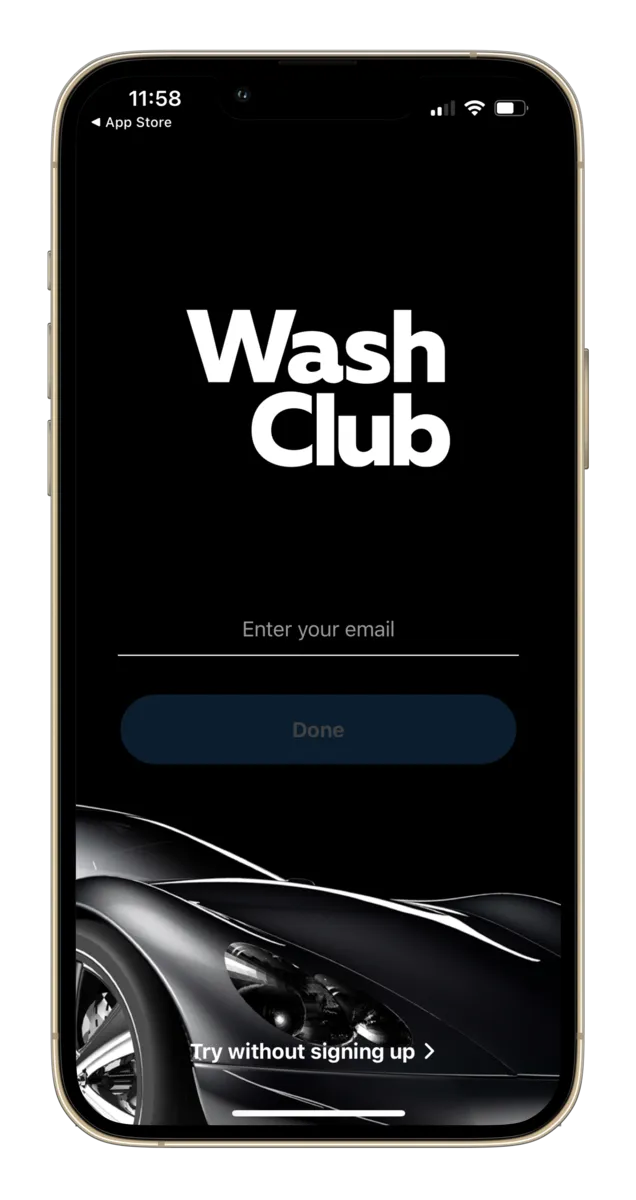 Pay Per Wash Mobile App