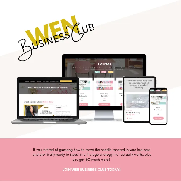 WEN Business Club - Pay Monthly