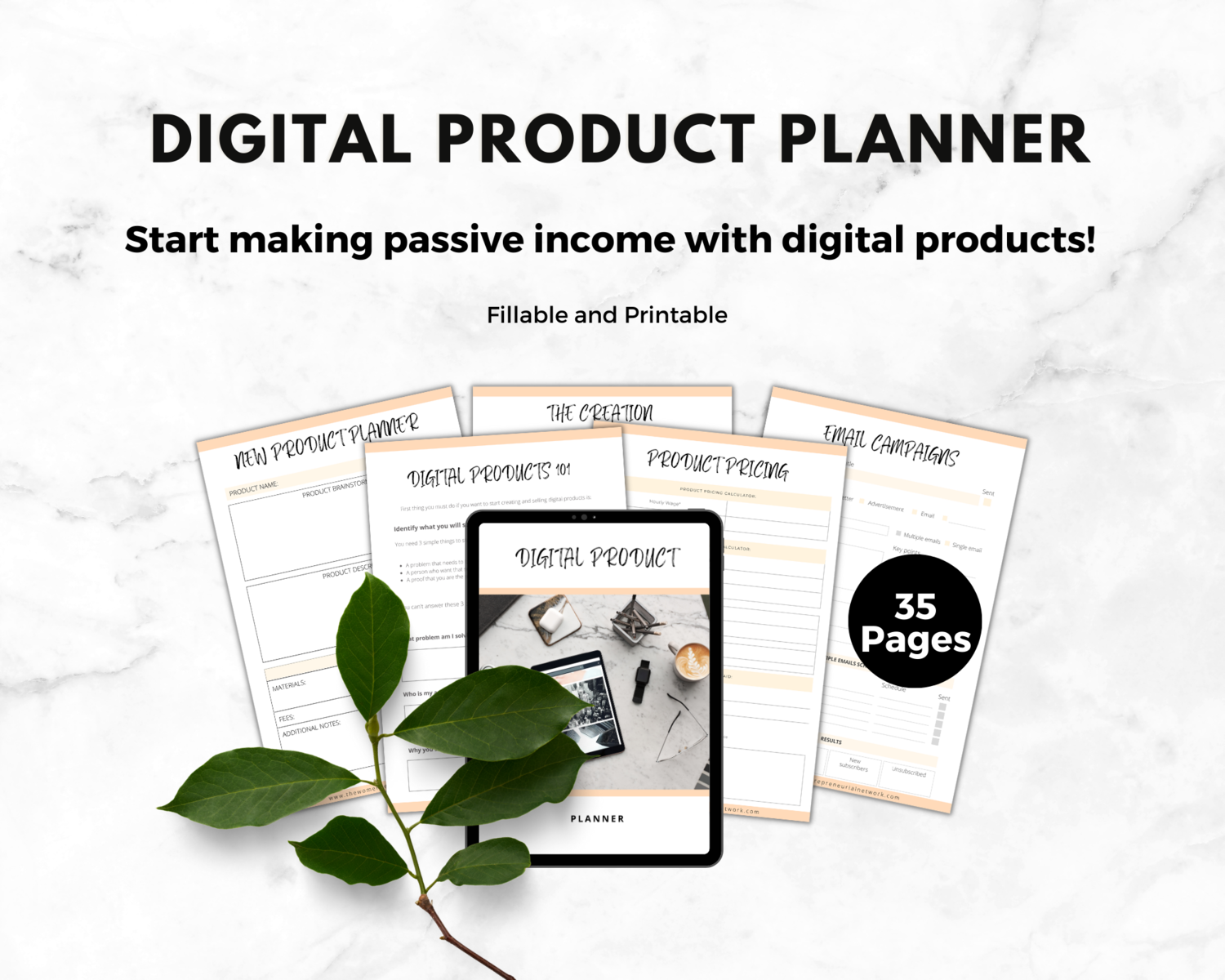 Digital Product Planner | Product Planner | Online Business