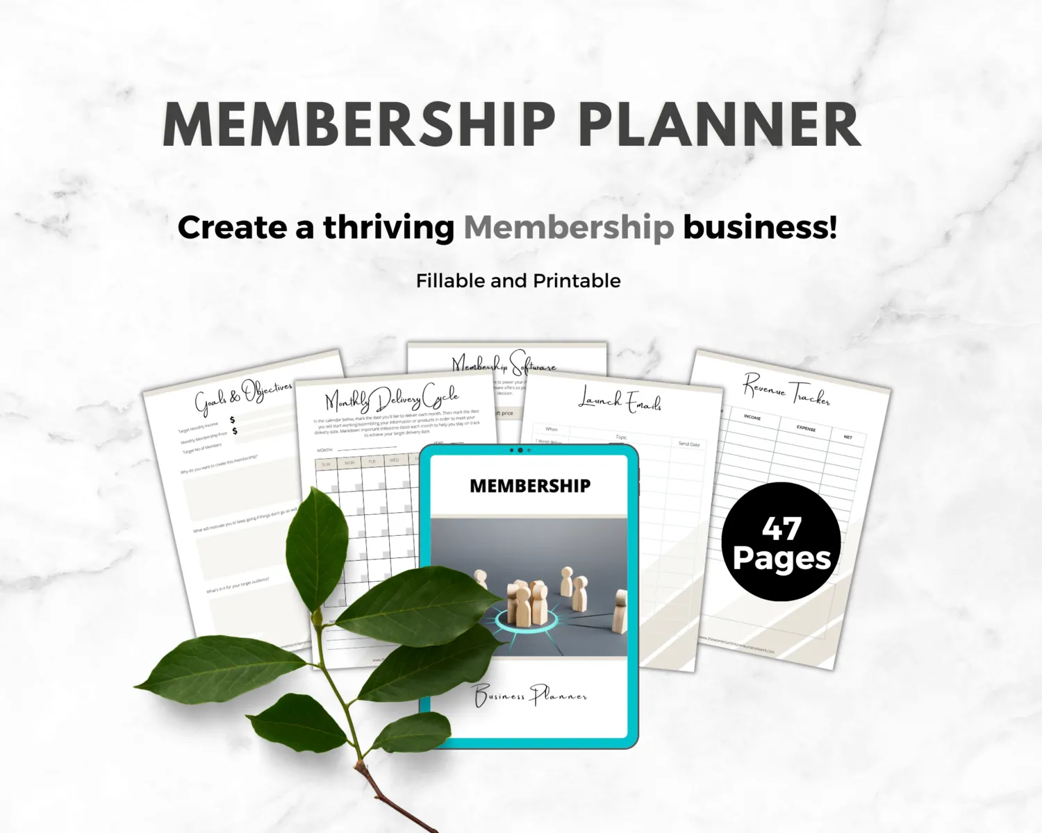 Membership Business Planner | Elevate Your Subscription Business to Pro Status