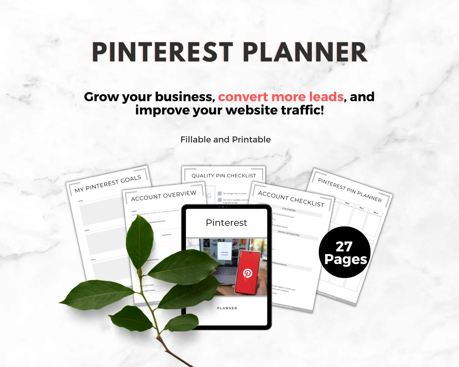 Pinterest Planner | Drive Traffic, Reach Your Audience, and Boost Your Online Presence