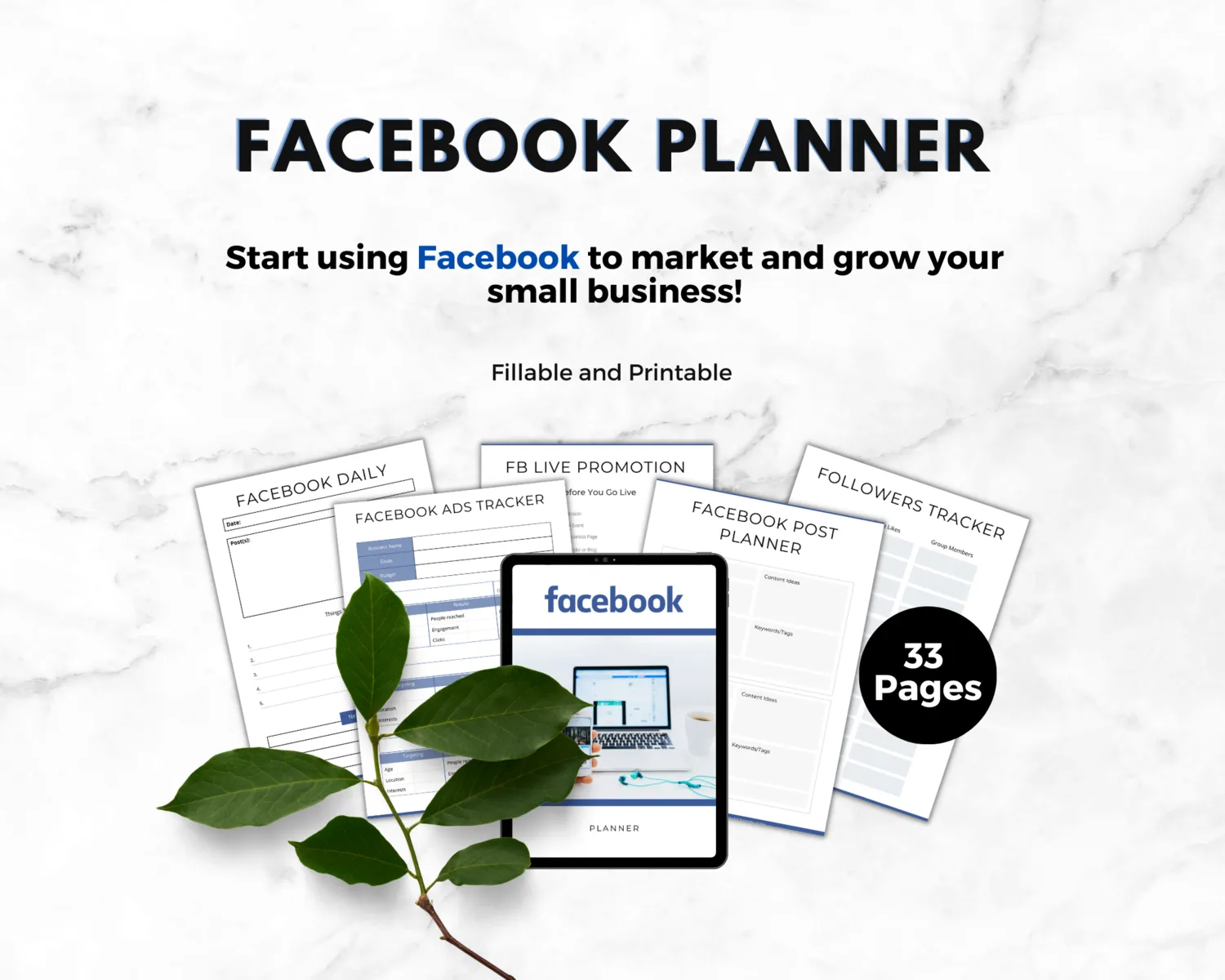 Facebook Growth Planner | Expand Your Reach, Engage Your Audience, and Boost Your Business