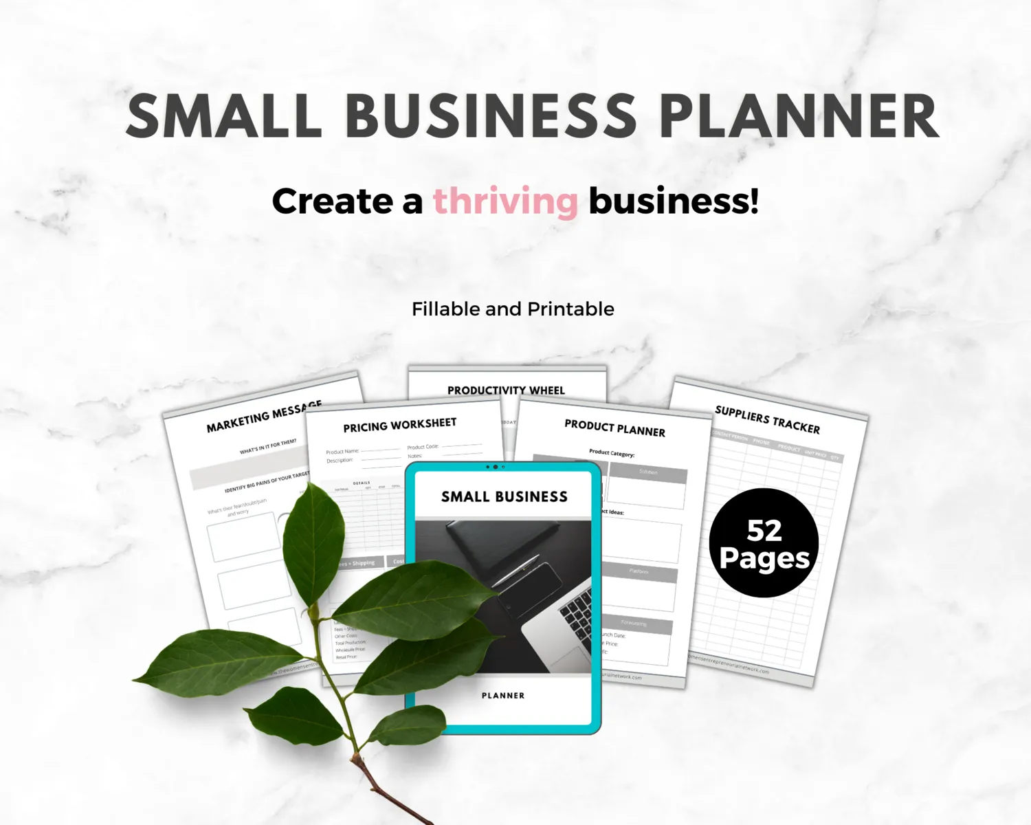 Small Business Planner | Streamline Operations, Maximize Efficiency, and Drive Growth