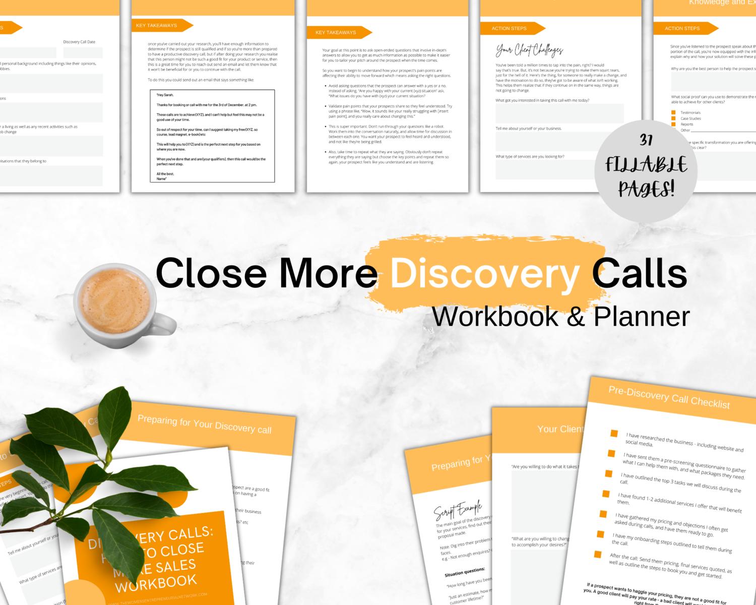 discovery-call-workbook-discovery-call-planner-sales-calls