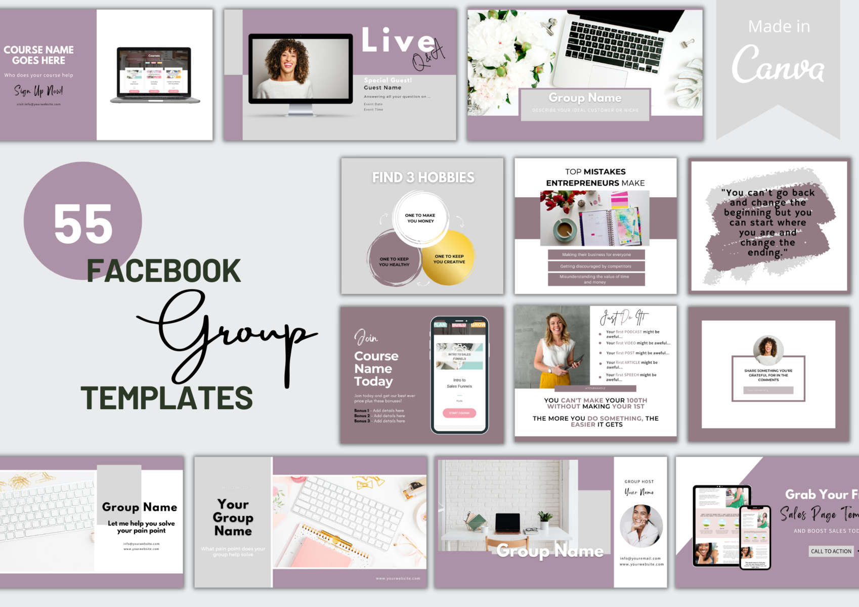 55 Purple Facebook Group Templates Boost Your Engagement The Women