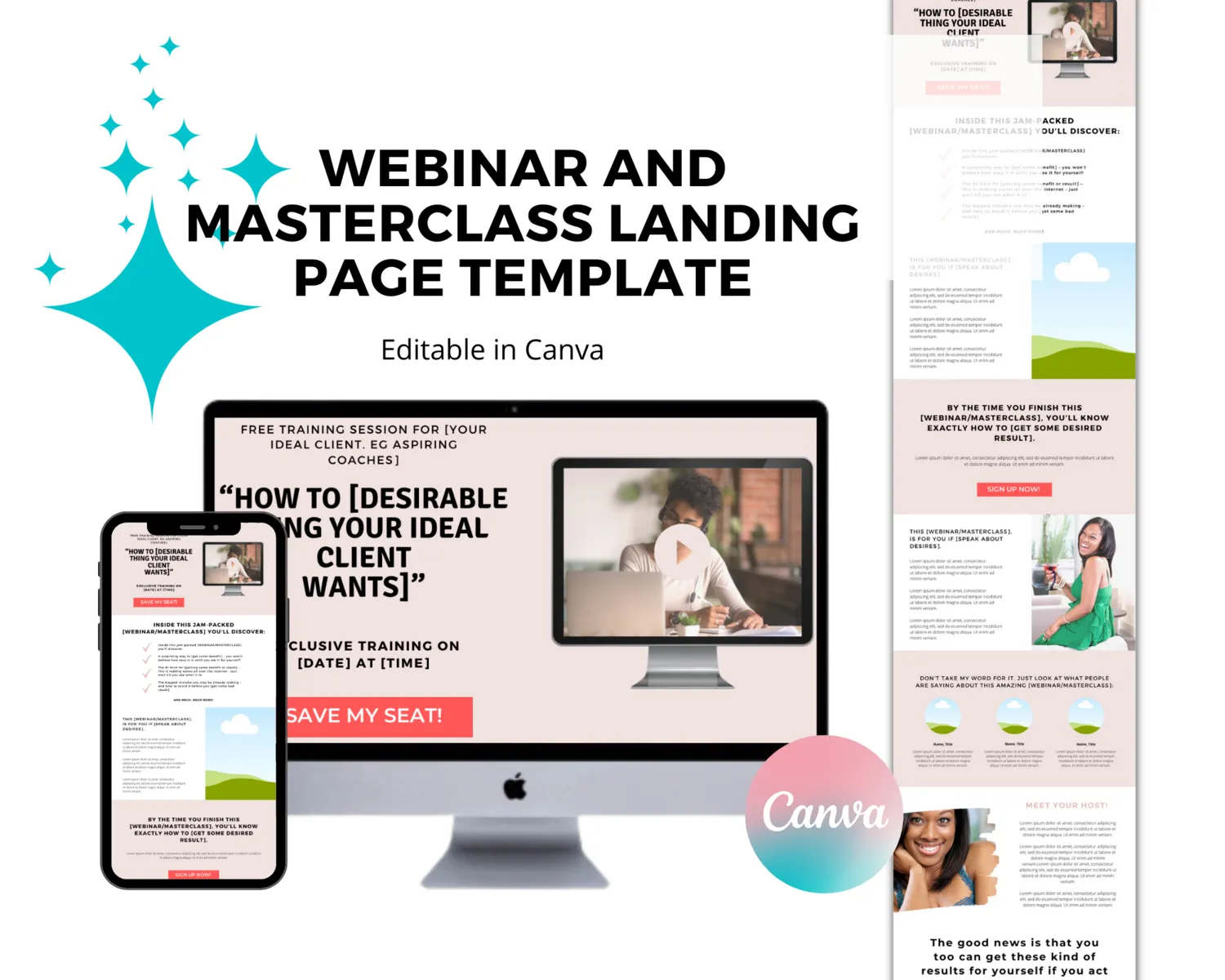 Webinar Landing Page Template