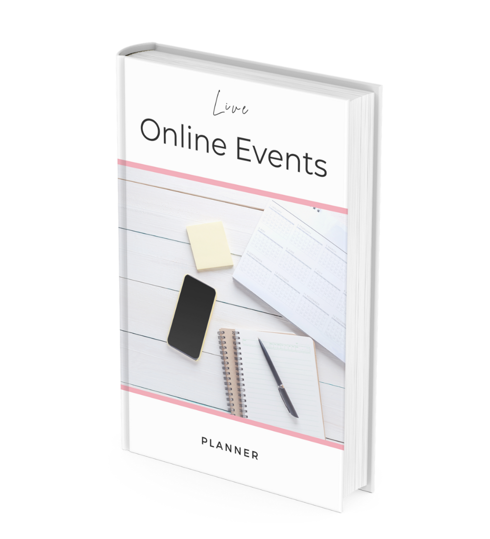 Online Event Planner Facebook Live Planner Business Event Planner