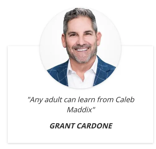 Grant Cardone and Caleb Maddix